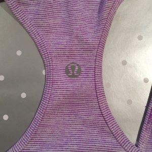 lululemon cool racerback tank striped original fit